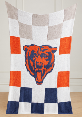 NFL Buttery Blanket- Ombre Check- All 32 Teams Offered!