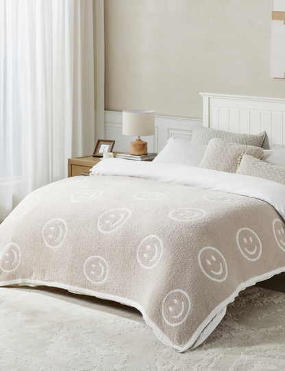 Smiley Buttery Blanket