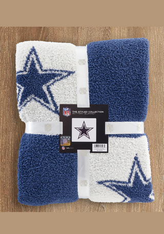 NFL Buttery Blanket- Navy Check