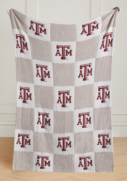 College Buttery Blanket- Neutral