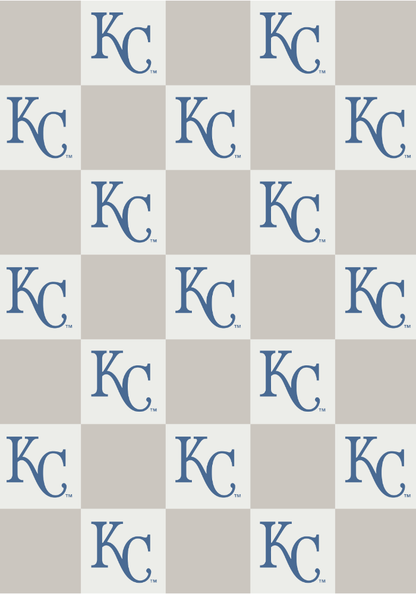 MLB Buttery Blanket- Neutral Check