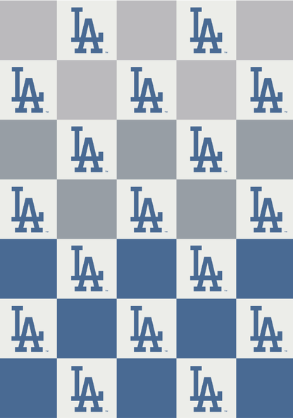 MLB Buttery Blanket- Ombre Check