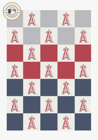 MLB Buttery Blanket- Ombre Check