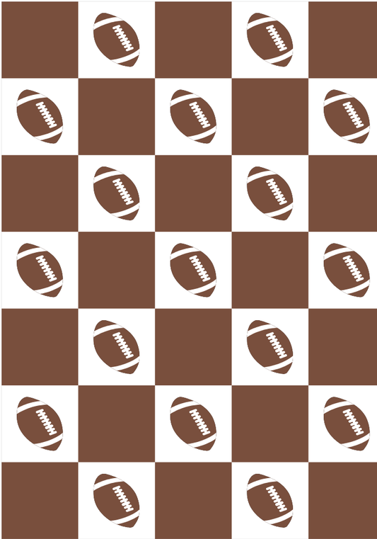 Varsity Collection: Football w/ Initial Buttery Blanket Pre Order Nov 14th