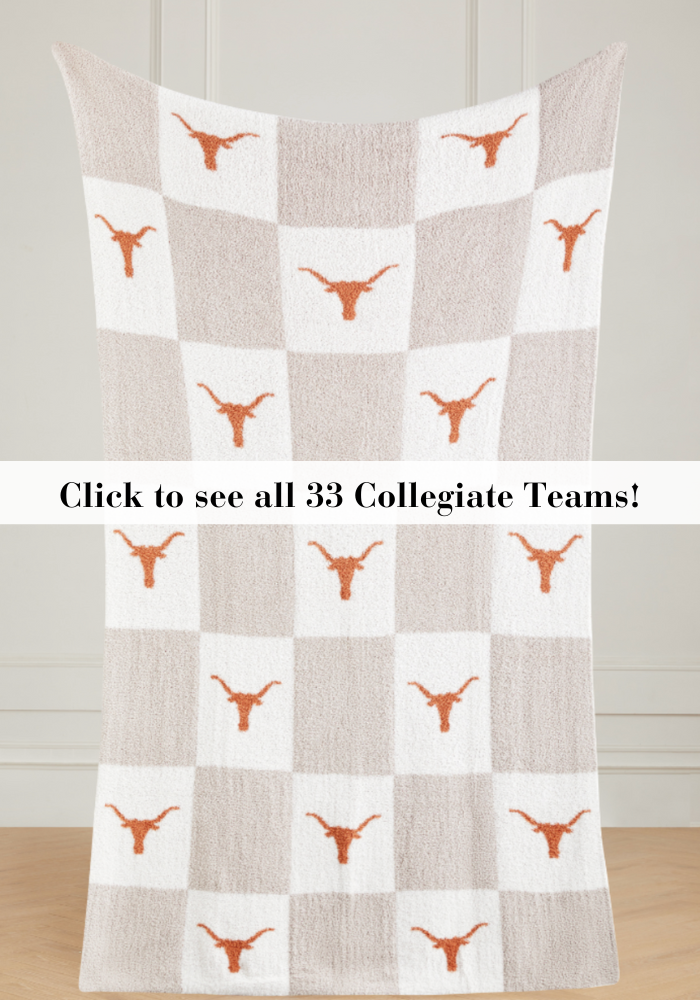 College Buttery Blanket- Neutral