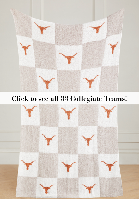 College Buttery Blanket- Neutral