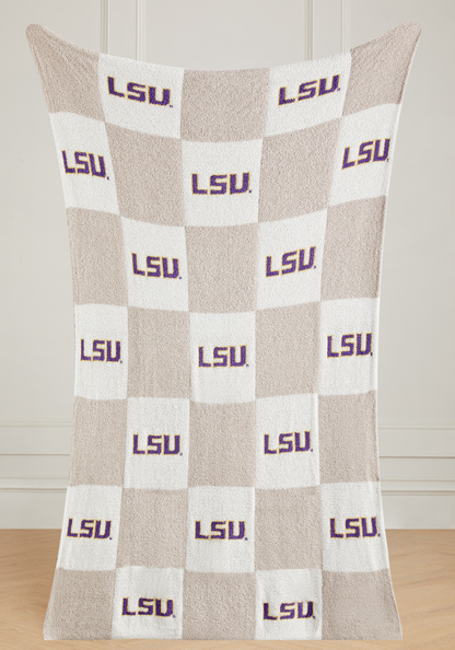 College Buttery Blanket- Neutral