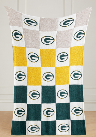 NFL Buttery Blanket- Ombre Check- All 32 Teams Offered!