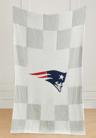 NFL Buttery Blanket- Grey Check