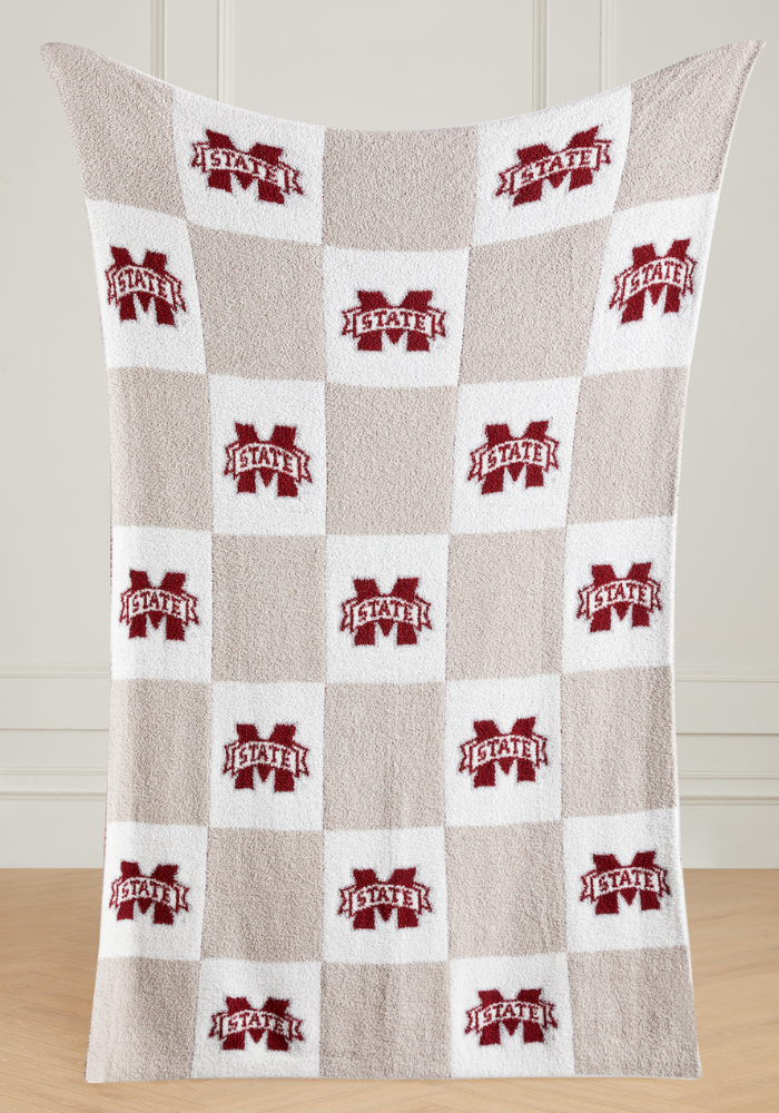 College Buttery Blanket- Neutral
