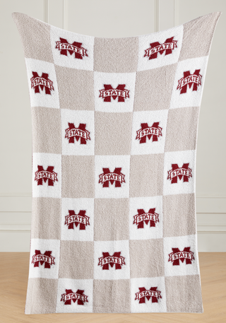 College Buttery Blanket- Neutral- (33 Teams offered)