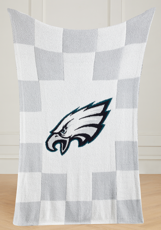 NFL Buttery Blanket- Grey Check