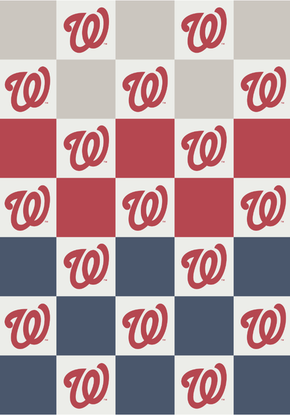 MLB Buttery Blanket- Ombre Check