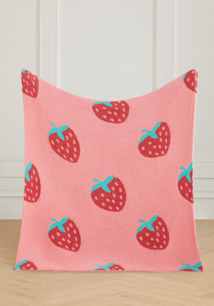 Strawberry Buttery Blanket- Receiving