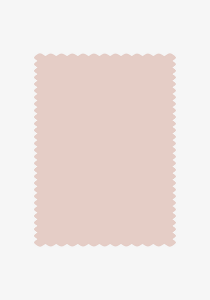 Sweet Scallop Buttery Blanket- Stroller