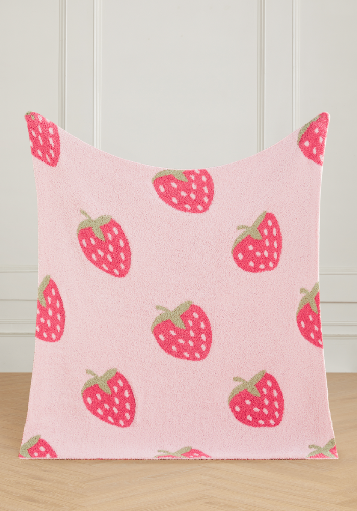 Strawberry Buttery Blanket- Receiving