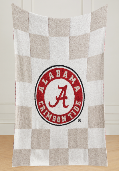 College Buttery Blanket- Neutral