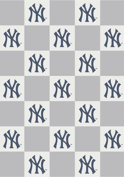 MLB Buttery Blanket- Neutral Check
