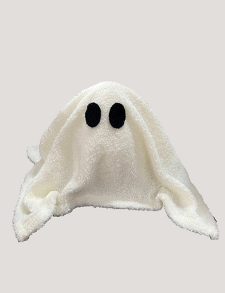 TSC x Tia Booth: Ghostie the Friendly Ghost 3D Shaped Pillow- Pre-Order 9-30