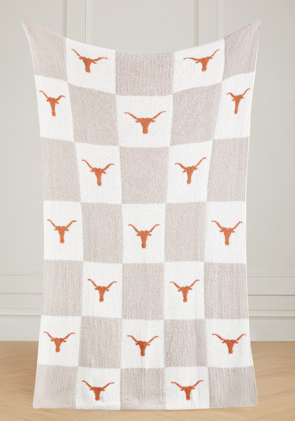 College Buttery Blanket- Neutral