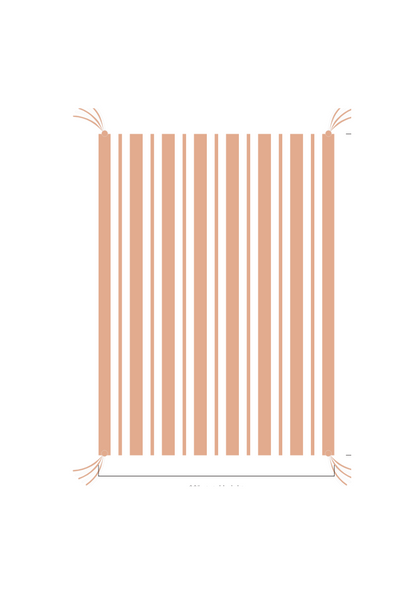 3D Stripe w/ Tassels- Stroller
