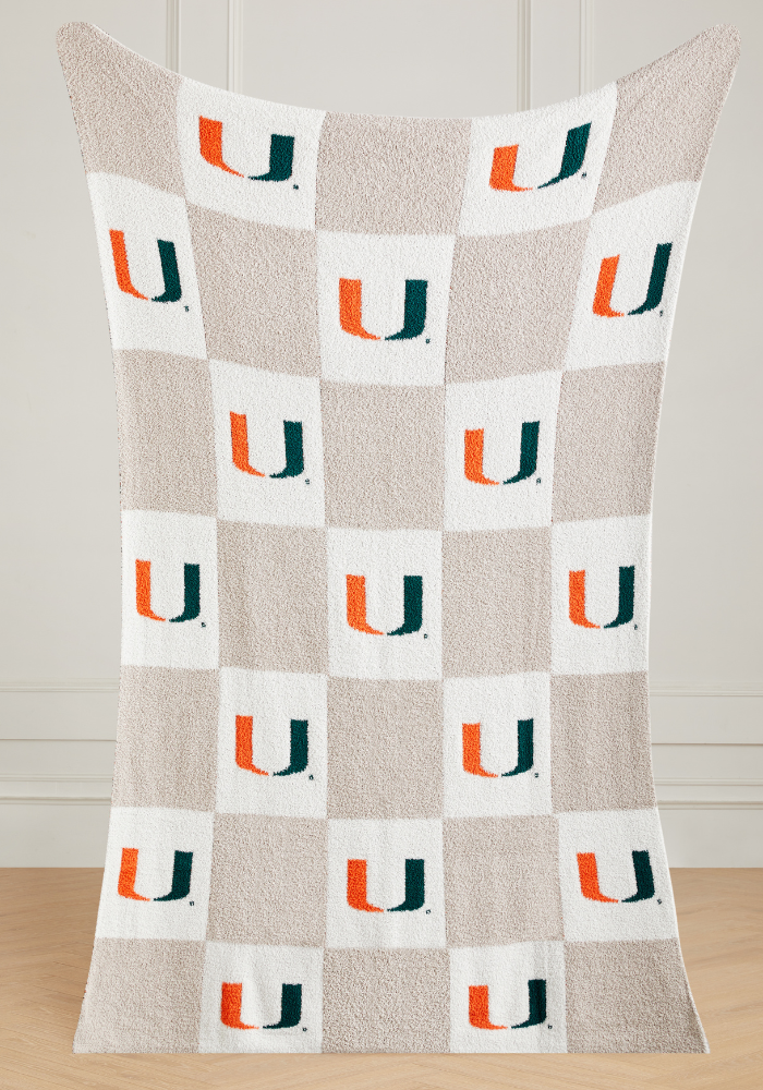 College Buttery Blanket- Neutral