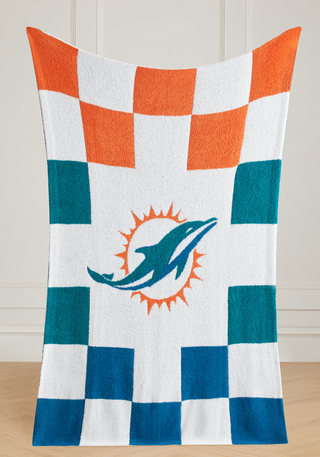 NFL Buttery Blanket- Ombre Check- All 32 Teams Offered!