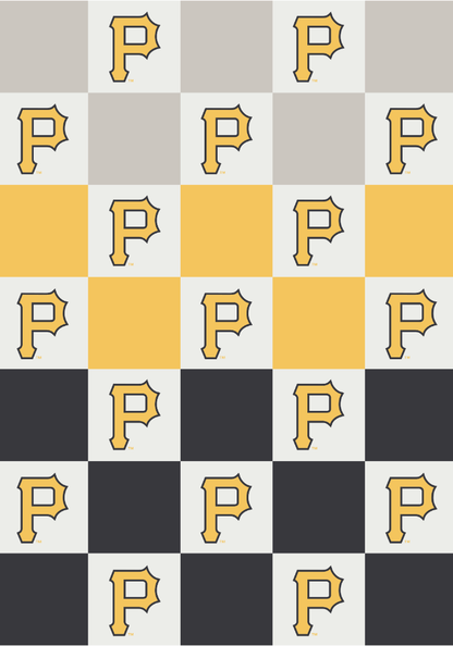 MLB Buttery Blanket- Ombre Check