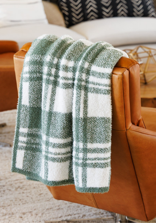 Windowpane Buttery Blanket