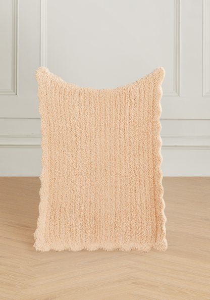 Sweet Scallop Buttery Blanket- Stroller