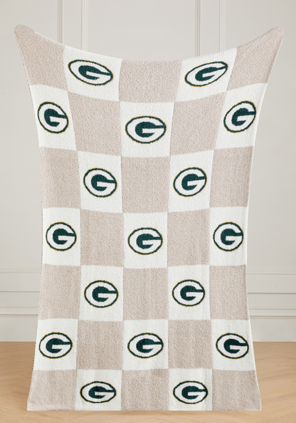 NFL Buttery Blanket- Neutral Check