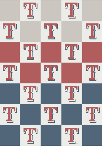 MLB Buttery Blanket- Ombre Check
