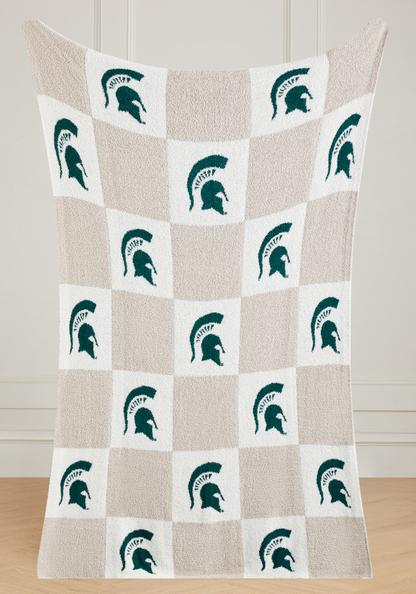 College Buttery Blanket- Neutral
