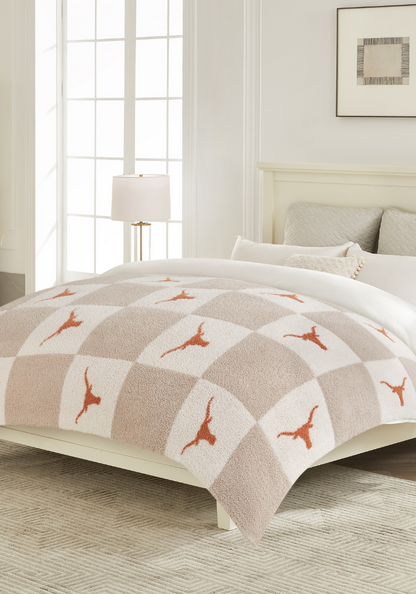 College Buttery Blanket- Neutral