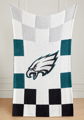 NFL Buttery Blanket- Ombre Check- All 32 Teams Offered!