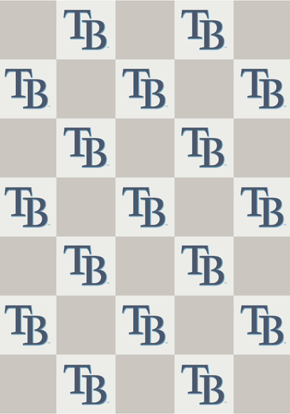 MLB Buttery Blanket- Neutral Check