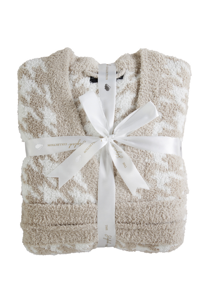 Houndstooth Buttery Robe