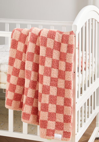 Checkered Receiving Buttery Blanket- Pre Order May 31st