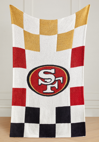 NFL Buttery Blanket- Ombre Check- All 32 Teams Offered!