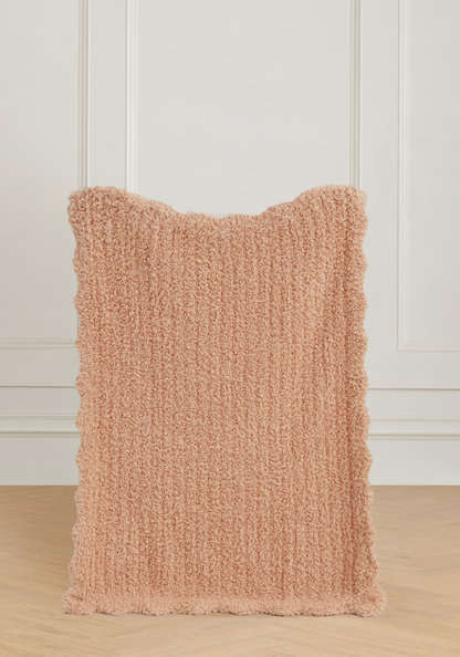 Sweet Scallop Buttery Blanket- Stroller
