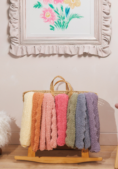 Sweet Scallop Buttery Blanket- Stroller