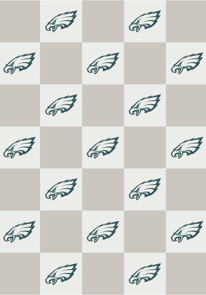 NFL Buttery Blanket- Neutral Check
