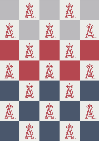 MLB Buttery Blanket- Ombre Check