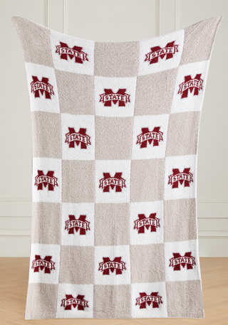 College Buttery Blanket- Neutral- (33 Teams offered)