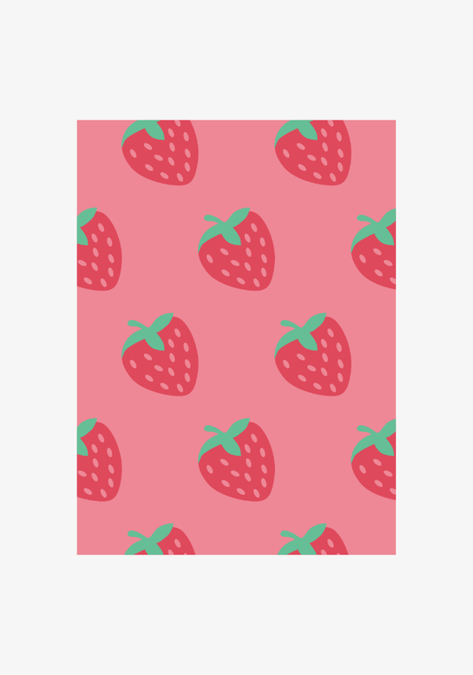 Strawberry Buttery Blanket- Stroller