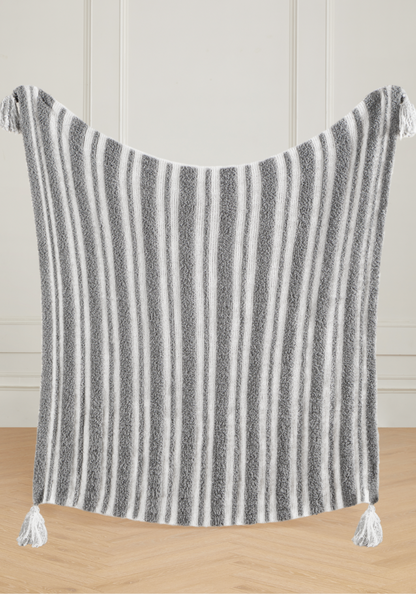 3D Stripe w/ Tassels- Receiving