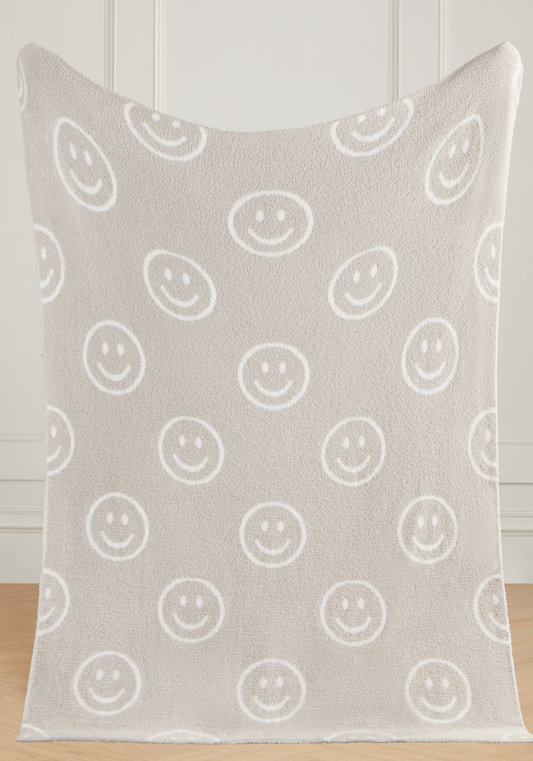 Smiley Buttery Blanket