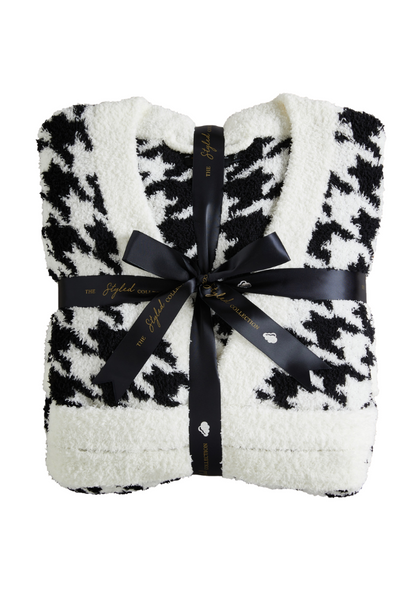 Houndstooth Buttery Robe