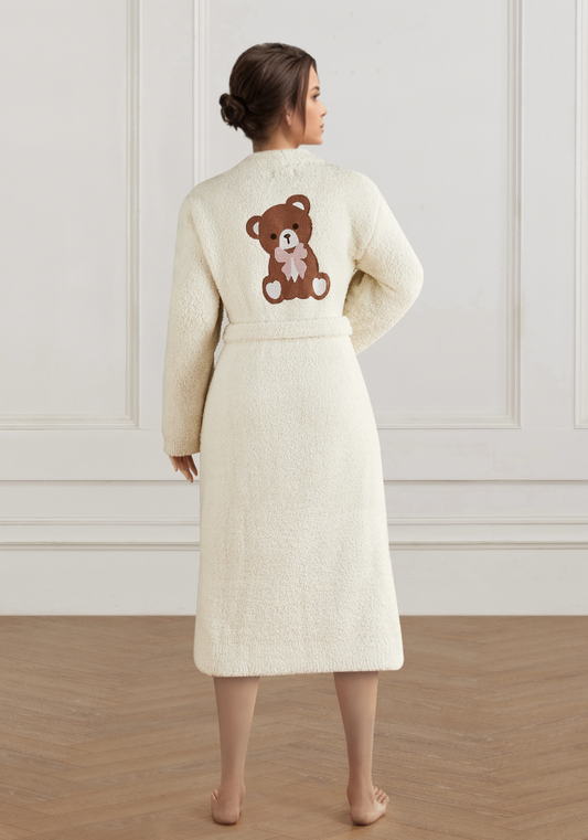 Teddy Bear Buttery Robe- Women's