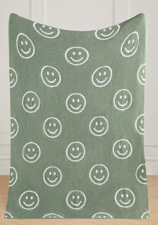 Smiley Buttery Blanket